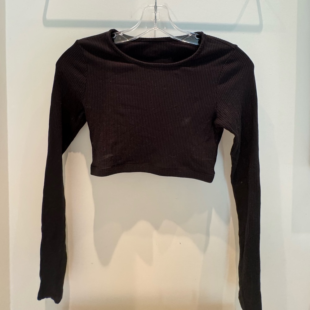 Daily Drills ribbed long sleeve top